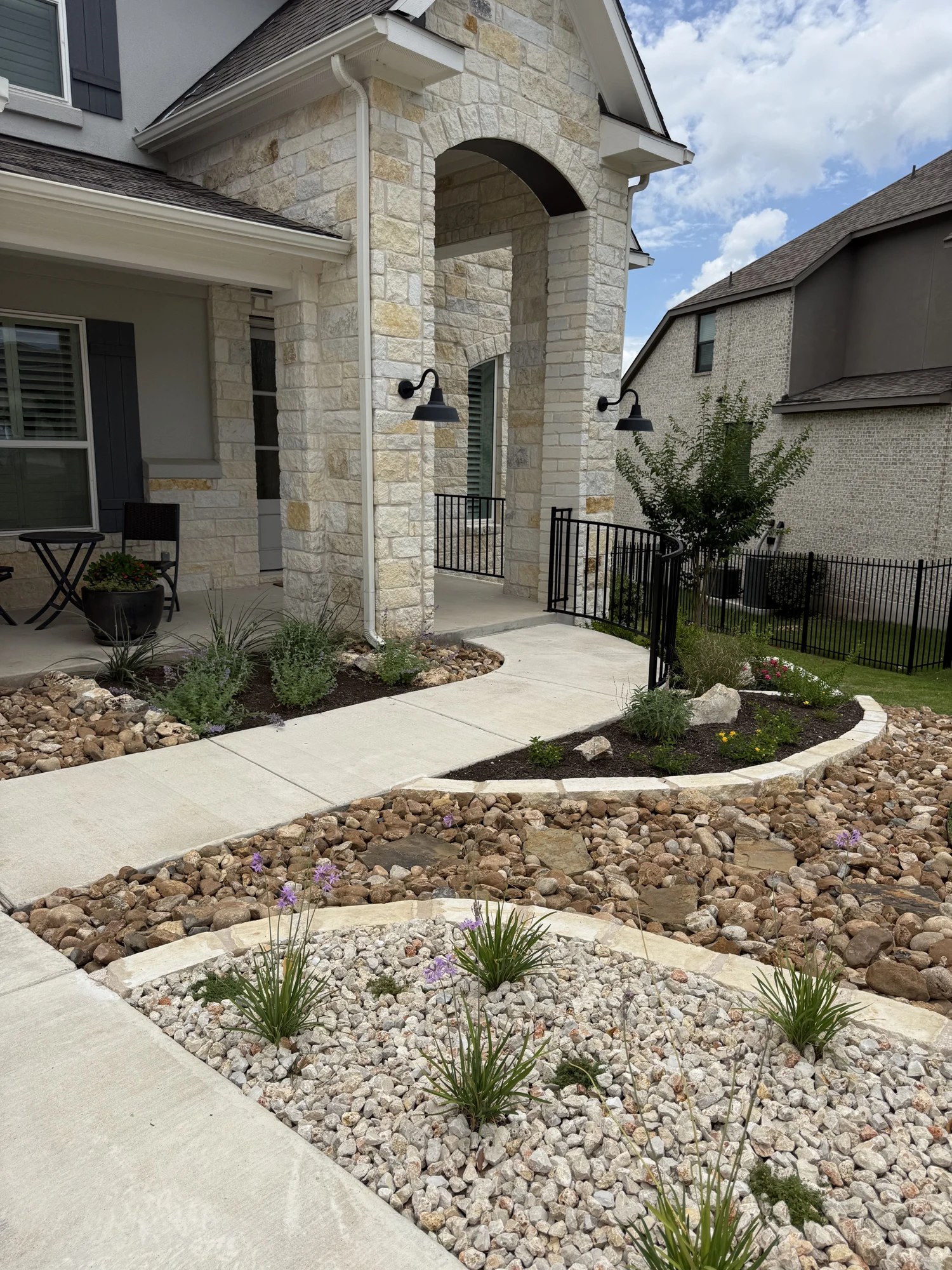 Stone and Planting